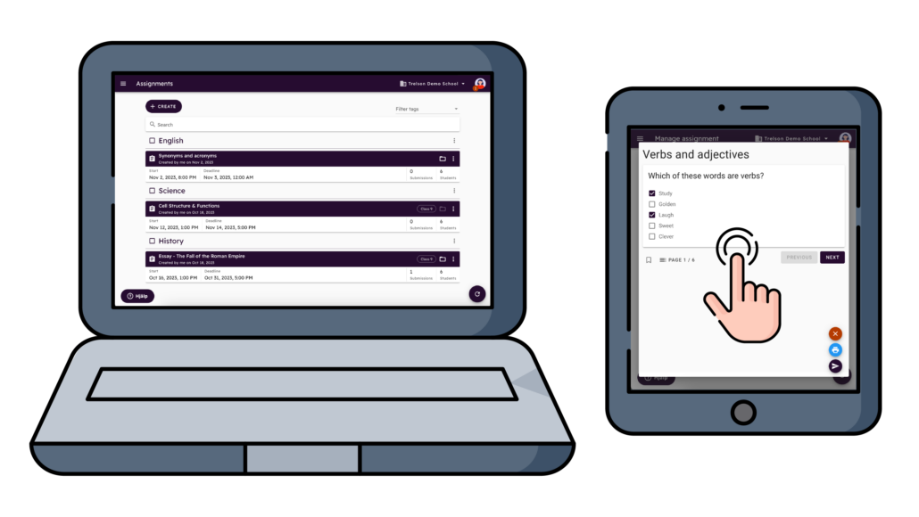 trelson assessment digital exams